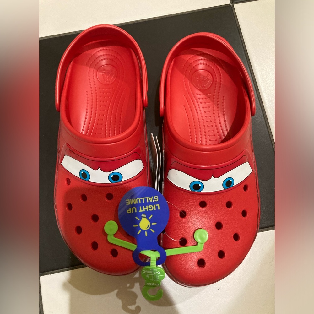 NWT Crocs- Lightning McQueen